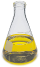 Glass Erlenmeyer Flask, 125 mL, with Screw Cap, 6 pack