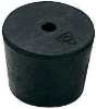 Stopper, Rubber, One Hole, Size 8, 6/pk