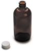 Bottle, Storage, Glass, Amber, 118 mL, 6/pk