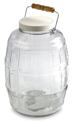 2.5 Gallon Glass Container with Cap