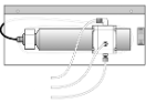 Flow through unit for NT3100sc/NT3200sc 1/2 mm, Nitratax plus sc 2 mm, Uvas plus sc 2 mm probe