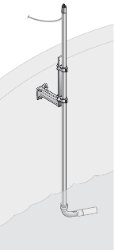 Stainless Steel pole mount kit for UVAS