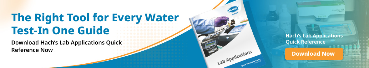 Download Hach's Lab Application Quick Reference Guide Now