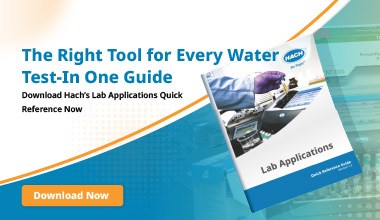 Download Hach's Lab Application Quick Reference Guide Now